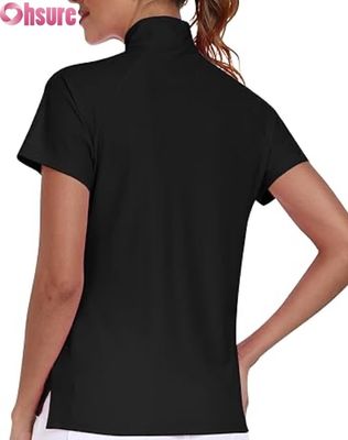 Herren-Polyester des Herstellers für Polo-T-Shirts, atmungsaktiv, Golf, Pickleball-Oberteile, individuelles Logo, kurze Ärmel, formeller Stehkragen