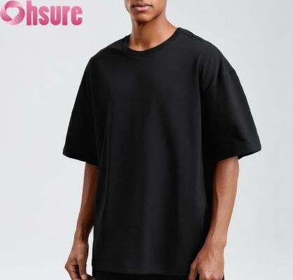 2025 Premium Herren Baumwoll-T-Shirt Casual Regular Fit Weich Atmungsaktiv Einfarbig Gestrickter Stoff Großhandel