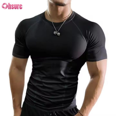 Sportdruck Sommer Casual Herren T-Shirts Kurzarm Running Männliche Hemden Mann Personalisiertes T-Shirt