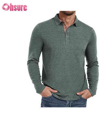 45%Bamboo 46%Polyester 9%Spandex Antibakterielle Deodorant Schnelltrocknen Stoff Anpassen Druck Langer oder Kurzer Ärmel Polo Shirt