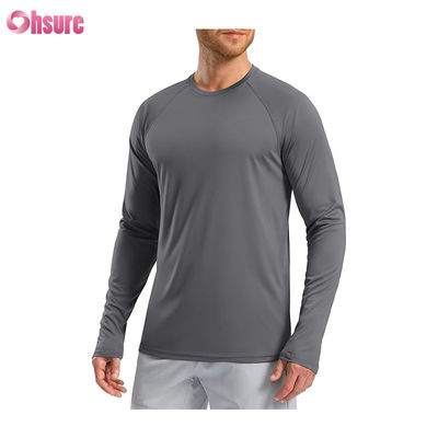 Custom Nylon Spandex Polyester Baumwolle Stoff Custom Printed Männer Komfort Soft Sport T-Shirts Oversize T-Shirt Leer