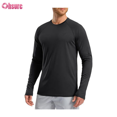 Custom Nylon Spandex Polyester Baumwolle Stoff Custom Printed Männer Komfort Soft Sport T-Shirts Oversize T-Shirt Leer