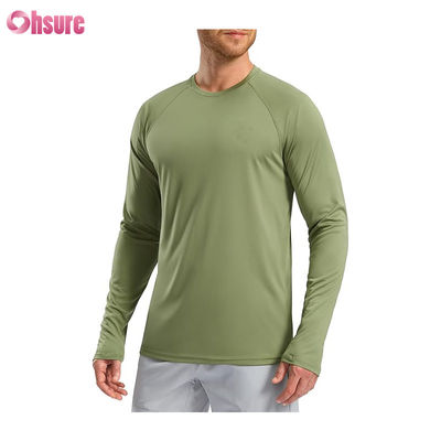 Custom Nylon Spandex Polyester Baumwolle Stoff Custom Printed Männer Komfort Soft Sport T-Shirts Oversize T-Shirt Leer