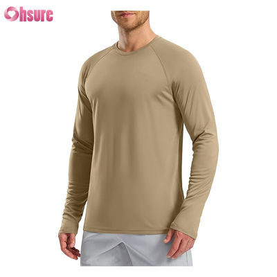 Custom Nylon Spandex Polyester Baumwolle Stoff Custom Printed Männer Komfort Soft Sport T-Shirts Oversize T-Shirt Leer