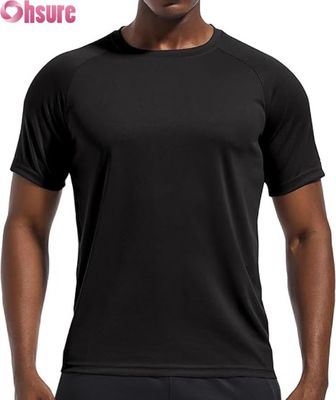 Herren Sport-T-Shirt Schnelltrocknendes Gym Workout Fitness Top Atmungsaktive Activewear OEM ODM Hersteller