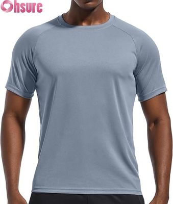 Herren Sport-T-Shirt Schnelltrocknendes Gym Workout Fitness Top Atmungsaktive Activewear OEM ODM Hersteller