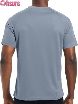 Herren Sport-T-Shirt Schnelltrocknendes Gym Workout Fitness Top Atmungsaktive Activewear OEM ODM Hersteller