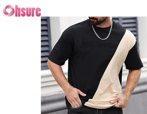 Casual Design Mode Gestrickte Trainingskleidung für Männer Bequemes Stoff T-Shirt Druck