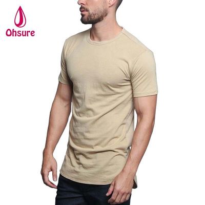 Casual Print Muster Gestrickt Muskel Unterstützung Sportbekleidung für Männer Bambus Stoff Boxen T-Shirt Druck