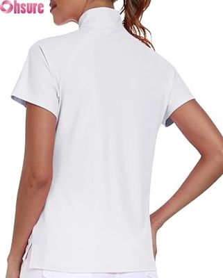 Herren-Polyester des Herstellers für Polo-T-Shirts, atmungsaktiv, Golf, Pickleball-Oberteile, individuelles Logo, kurze Ärmel, formeller Stehkragen