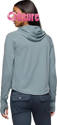 Ökologische Yoga-Hoodies für Damen, Kragen, Langarm-Sweatshirt, Strick-Fitness-Sport-Tops mit Frontlogo