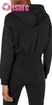 Damen-Loose-Wear 100% Baumwolle Sport-Top Rundhals-Sweatshirt Individuelles Muster Anti-Falten Umweltfreundlich Vorne