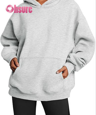 Individueller übergroßer Damen-Sport-Pullover-Hoodie, lässiges Winter-Sweatshirt in Übergröße für Running-Sportbekleidung