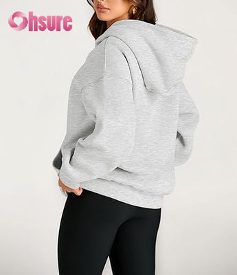 Individueller übergroßer Damen-Sport-Pullover-Hoodie, lässiges Winter-Sweatshirt in Übergröße für Running-Sportbekleidung