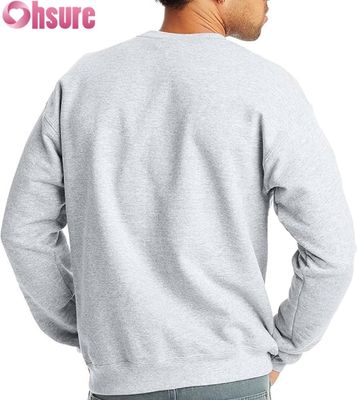 Ein einfaches Crew-Neck-Sweatshirt für Männer. Ein einfaches Pullover aus Fleece.
