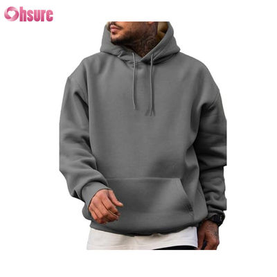 Freundliche Stoff Hoodie Hochwertige Baumwolle Hoodies Oversize Pullovers Schlanke einfache Männer Hoodies