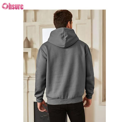 Freundliche Stoff Hoodie Hochwertige Baumwolle Hoodies Oversize Pullovers Schlanke einfache Männer Hoodies