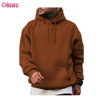 Freundliche Stoff Hoodie Hochwertige Baumwolle Hoodies Oversize Pullovers Schlanke einfache Männer Hoodies