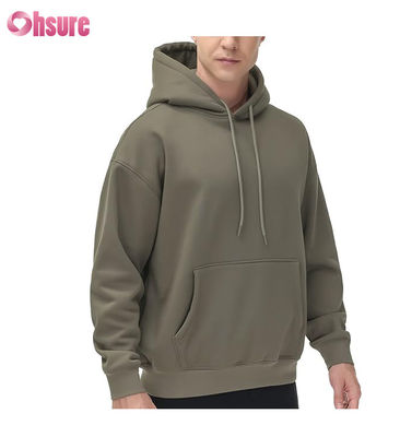 Freundliche Stoff Hoodie Hochwertige Baumwolle Hoodies Oversize Pullovers Schlanke einfache Männer Hoodies