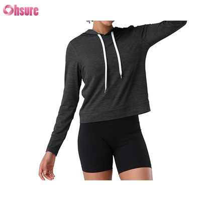 Freundlicher Hoodie Hochwertige Baumwolle Damen Hoodies Casual Pullover Sport Gym Einfacher Trainingsanzug Damen Hoodies