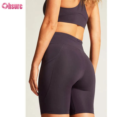 New Style Kundenstil Aktivkleidung Hochwertige Yoga-Kleidung Outdoor-Sport-Shorts Kundenstil-Logo Fitness Sexy Cross Back Yoga-BH