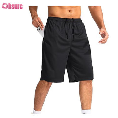 Fitness Atemberaubende Schweißshorts Männer Athletic Jogger Kurze Baumwolle Polyester Gym Shorts