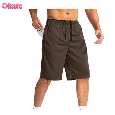 Fitness Atemberaubende Schweißshorts Männer Athletic Jogger Kurze Baumwolle Polyester Gym Shorts