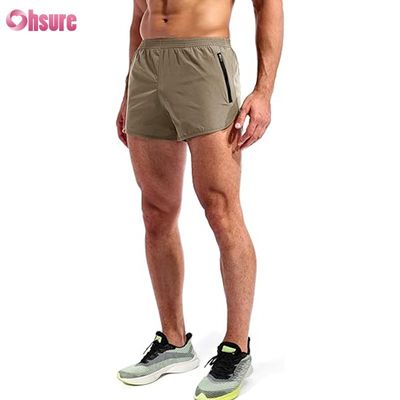 Fitness Atmungsaktive Schweißshorts Herren Athletic Jogger Short Nylon Polyester Gym Shorts