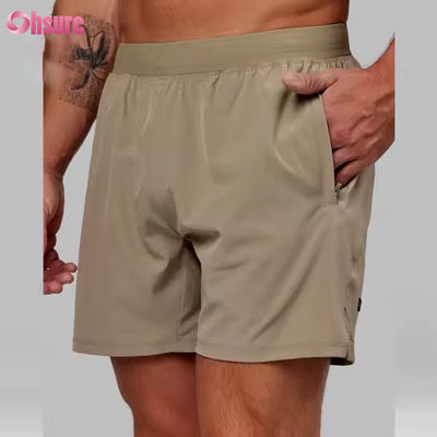 Custom High Quality Nylon Spandex Split Hem 5 in 2 in 1 Sportliche Training Sportliche Turnhallen Shorts für Männer
