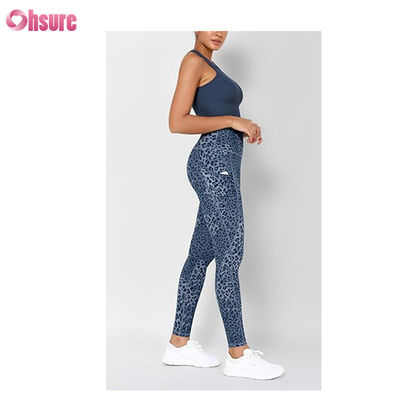 DIE GYM-MENSCHEN Dicke Yogahosen mit hoher Taille mit Taschen, Magenkontrolle Training Joggen Leggings für Frauen