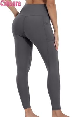 Yoga-Leggings für Damen mit hohem Bund, Bauchkontrolle, elastischem Taillenverschluss und Taschen, Workout-Hose