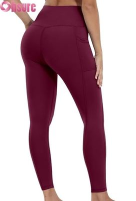 Yoga-Leggings für Damen mit hohem Bund, Bauchkontrolle, elastischem Taillenverschluss und Taschen, Workout-Hose