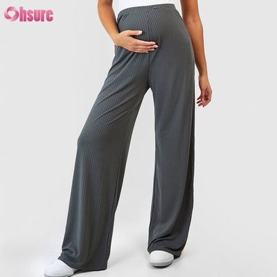 Trainingshose Stoff Fitnessstudio Kleidung Gerade Locker Jogginghose Damen Gerade Schwangere Jogginghose Strickstoff Freizeit