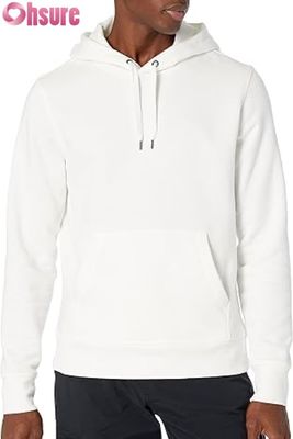 Männer-Casual Solid Color Long Sleeve Pullover Hoodie mit Zugseil Sport Tasche kundenspezifische Mode Sweatshirt