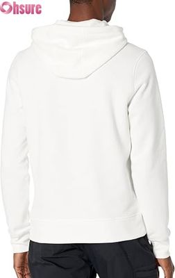 Männer-Casual Solid Color Long Sleeve Pullover Hoodie mit Zugseil Sport Tasche kundenspezifische Mode Sweatshirt