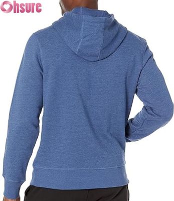 Männer-Casual Solid Color Long Sleeve Pullover Hoodie mit Zugseil Sport Tasche kundenspezifische Mode Sweatshirt