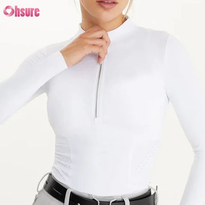 2024 Damen einzigartiger Stil Custom gedruckt Outdoor Reiter Show Hemd Atmung Neue Ankunft Hosen