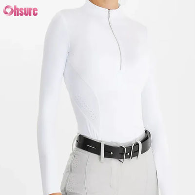 2024 Damen einzigartiger Stil Custom gedruckt Outdoor Reiter Show Hemd Atmung Neue Ankunft Hosen