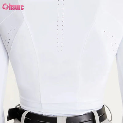 2024 Damen einzigartiger Stil Custom gedruckt Outdoor Reiter Show Hemd Atmung Neue Ankunft Hosen
