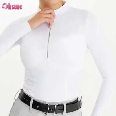 2024 Damen einzigartiger Stil Custom gedruckt Outdoor Reiter Show Hemd Atmung Neue Ankunft Hosen