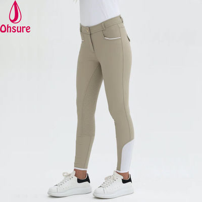 Custom Logo Pferderitten Hosen Lady Breeches Jodhpurs Pferderitten Leggings Silikon Full Seat Breeches