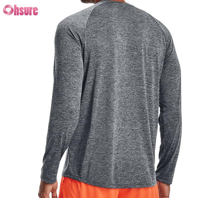 Männer-Sport-T-Shirts Hochwertige Mode Custom Blank Polyester Spandex Schnelle Trockene Langärme T-Shirt Männer-Sport-T-Shirts