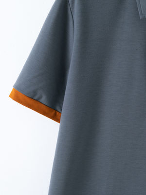OEM Custom Logo Druck Herren für Polo Shirts Sommer Büro Fitnessstudio Arbeit Kleidung Casual Leere gedruckt XS-2XL Solides Muster gestrickt