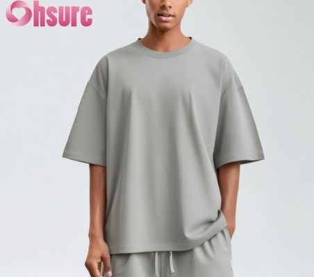 2025 Premium Herren Baumwoll-T-Shirt Casual Regular Fit Weich Atmungsaktiv Einfarbig Gestrickter Stoff Großhandel