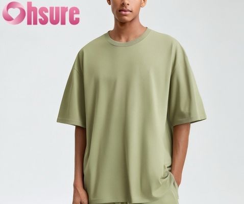 2025 Premium Herren Baumwoll-T-Shirt Casual Regular Fit Weich Atmungsaktiv Einfarbig Gestrickter Stoff Großhandel