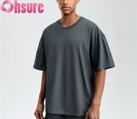 2025 Premium Herren Baumwoll-T-Shirt Casual Regular Fit Weich Atmungsaktiv Einfarbig Gestrickter Stoff Großhandel