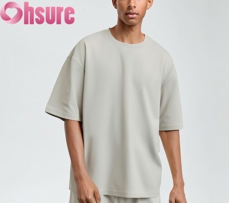2025 Premium Herren Baumwoll-T-Shirt Casual Regular Fit Weich Atmungsaktiv Einfarbig Gestrickter Stoff Großhandel