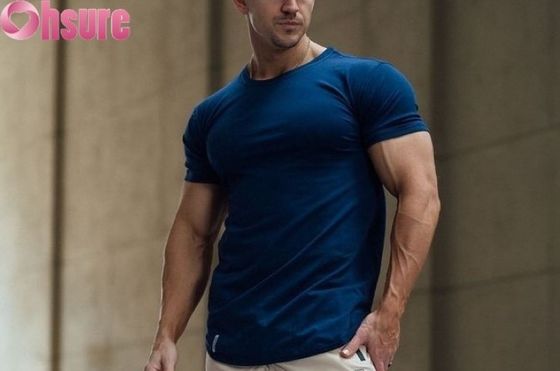 Hochleistungs-Schnelltrockene Sport-T-Shirt für Männer - Fitnessstudio und Outdoor-Training mit 3D-Mesh-Lüftung