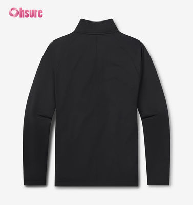 Hochwertiges kundenspezifisches Stickwerk übergroßes Herren-Crew-Hals-Sweatshirt 2XL 100% Baumwolle Französisch Terry Quarter Zip Hoodie