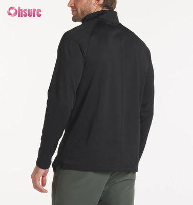 Hochwertiges kundenspezifisches Stickwerk übergroßes Herren-Crew-Hals-Sweatshirt 2XL 100% Baumwolle Französisch Terry Quarter Zip Hoodie